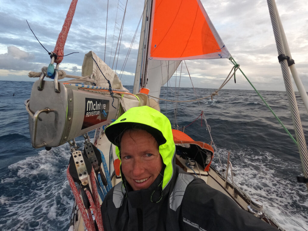 Kirsten Neuschäfer (39) / South Africa / Cape George 36  - " MINNEHAHA" onboard picture during #GGR2022 Credit: Kirsten Neuschäfer / GGR2022
